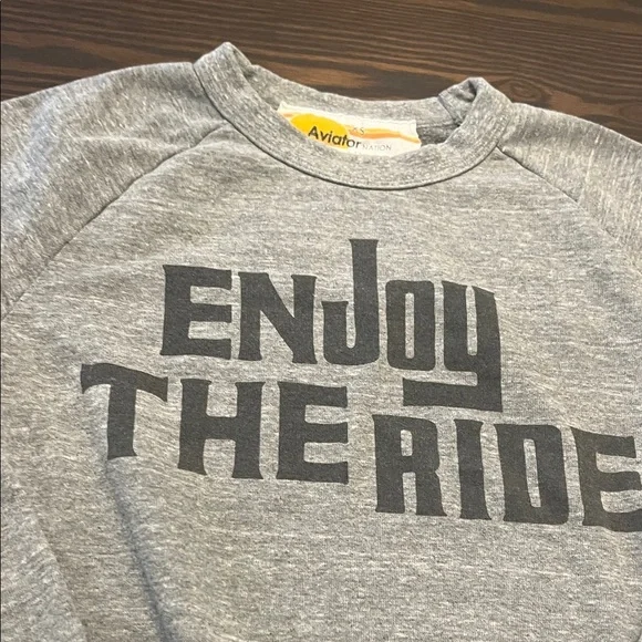 Aviator Nation Gray Crewneck Sweater - Picture 3 of 8